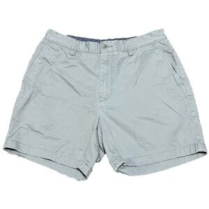 Nautica Gray 100% Cotton Classic Fit Shorts Pockets Men’s 32W